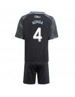 Aston Villa Ezri Konsa #4 Venkovní dres pro děti 2025-26 Krátký Rukáv (+ trenýrky)